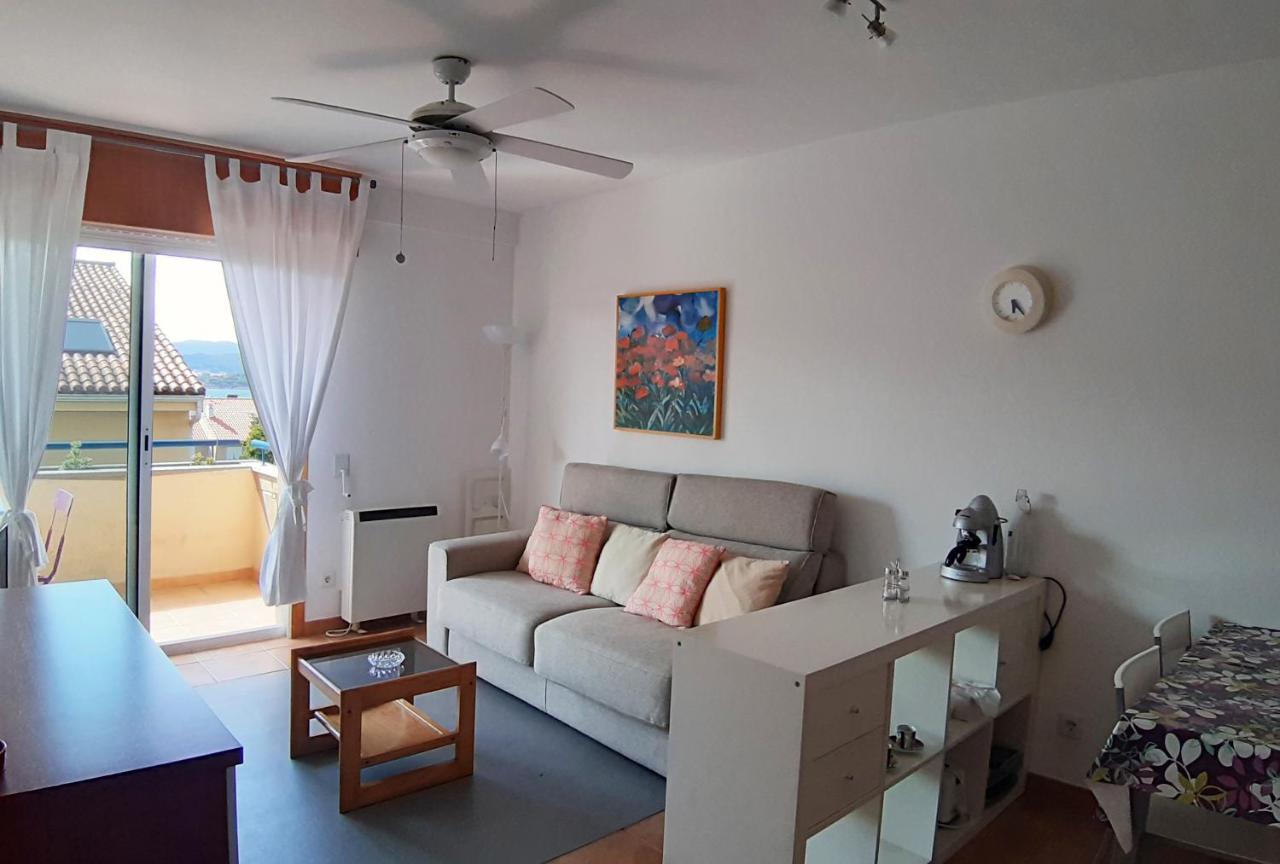 Apartamento Con Piscina En Portosín Exterior foto